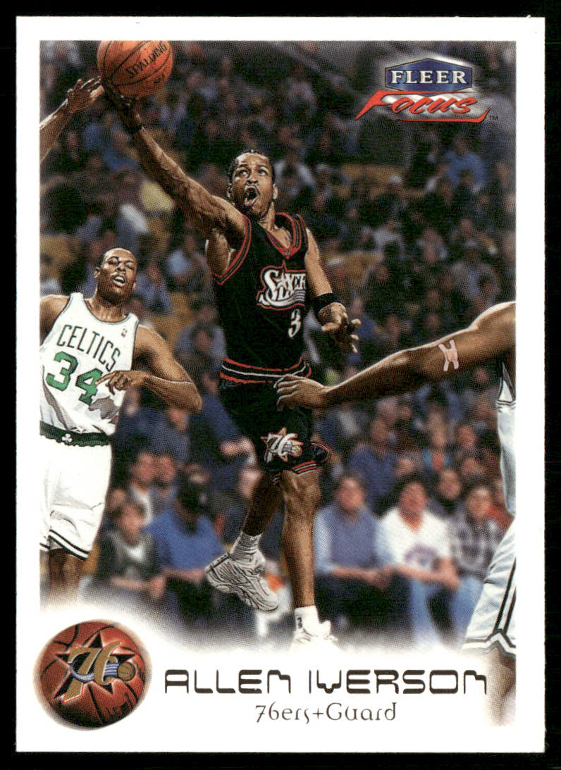 Allen Iverson 1999-00 Fleer Focus #18 Philadelphia 76ers