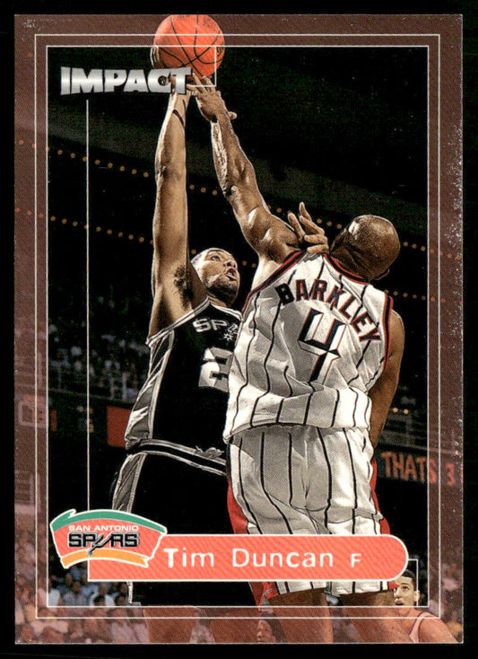 Tim Duncan 1999-00 SkyBox Impact #1 San Antonio Spurs