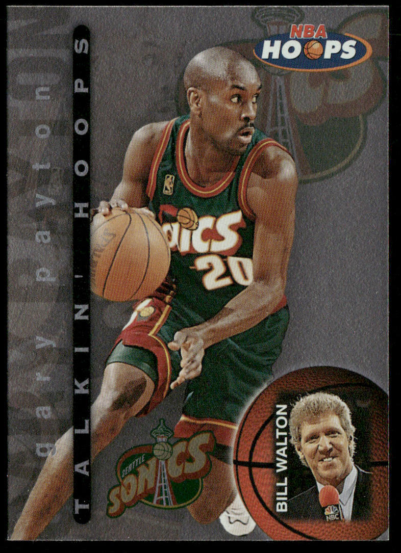 Gary Payton 1997-98 Hoops Talkin' Hoops #23 Seattle SuperSonics