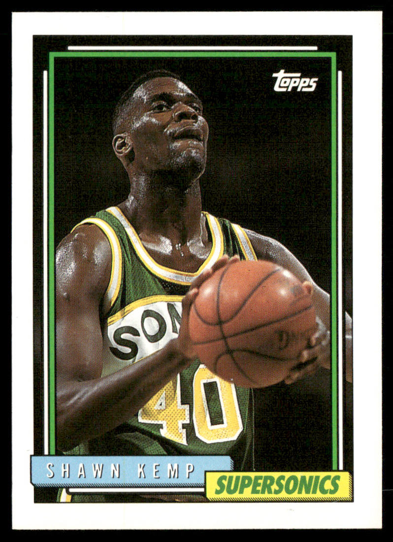 Shawn Kemp 1992-93 Topps #267 Seattle SuperSonics