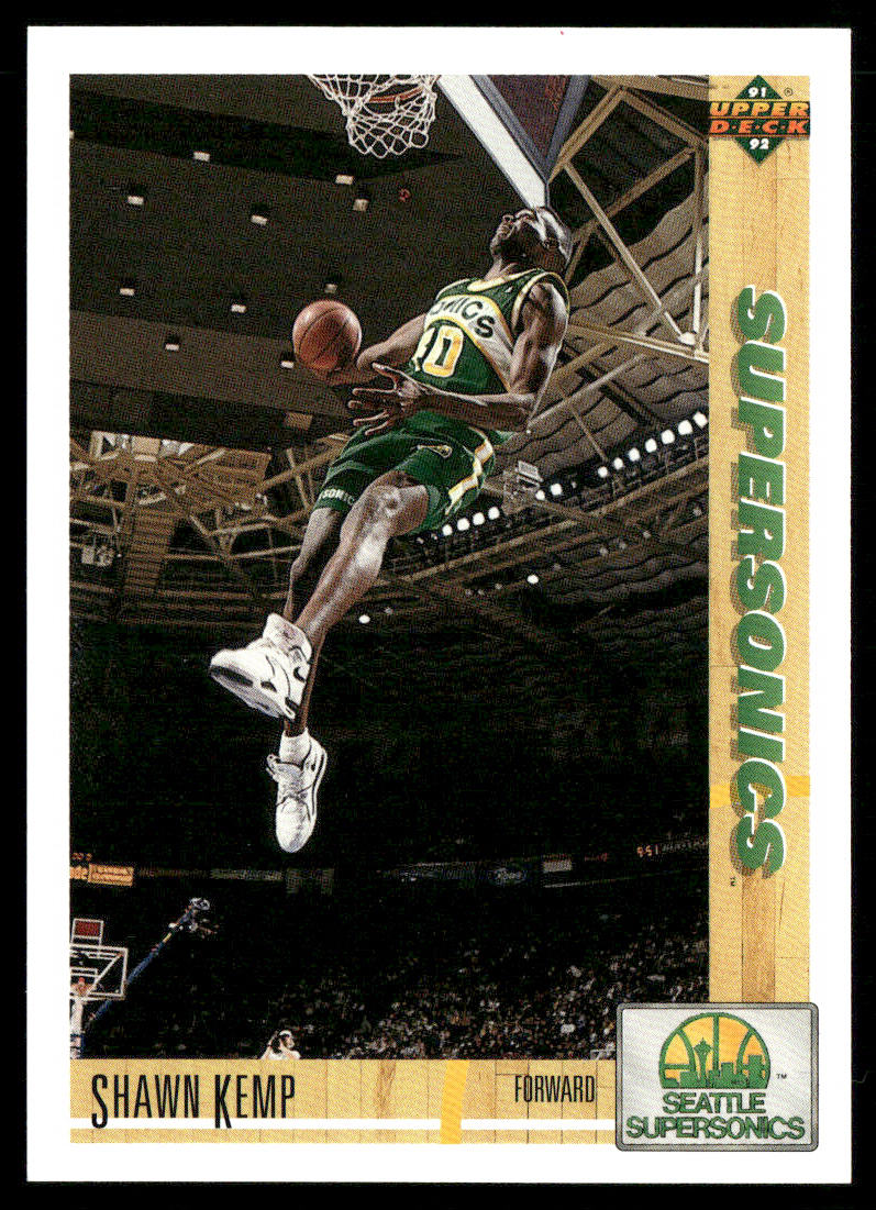Shawn Kemp 1991-92 Upper Deck #173 Seattle SuperSonics
