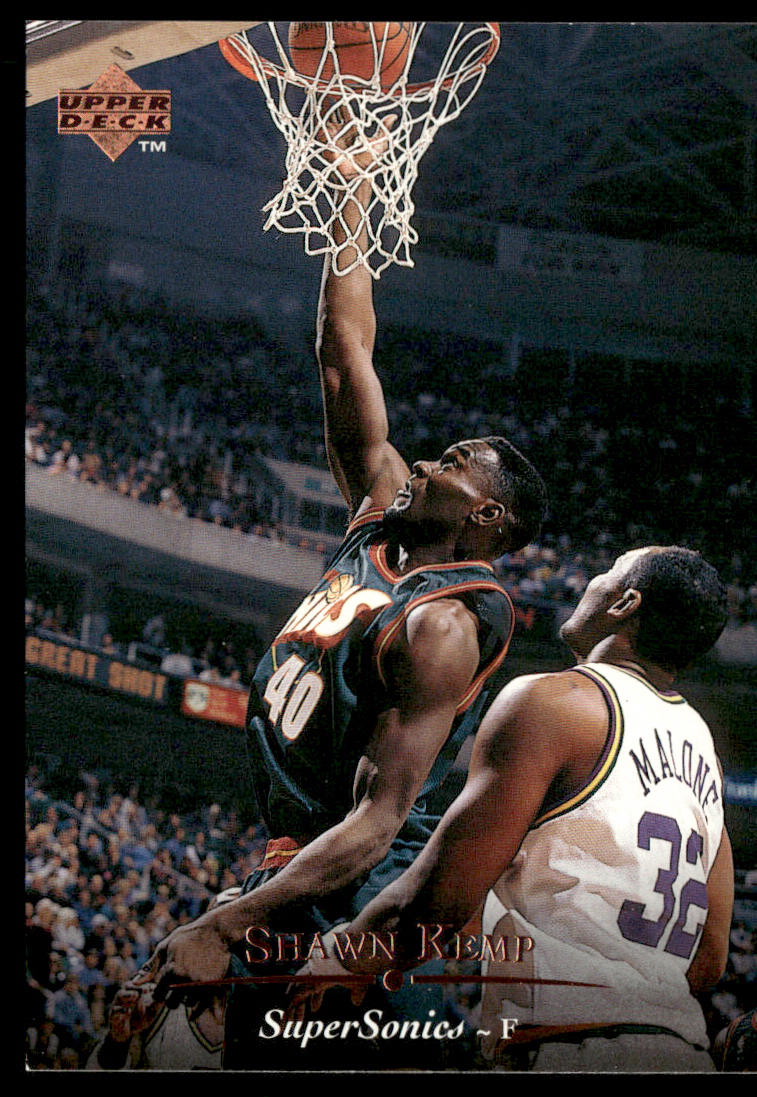 Shawn Kemp 1995-96 Upper Deck #222 Seattle SuperSonics
