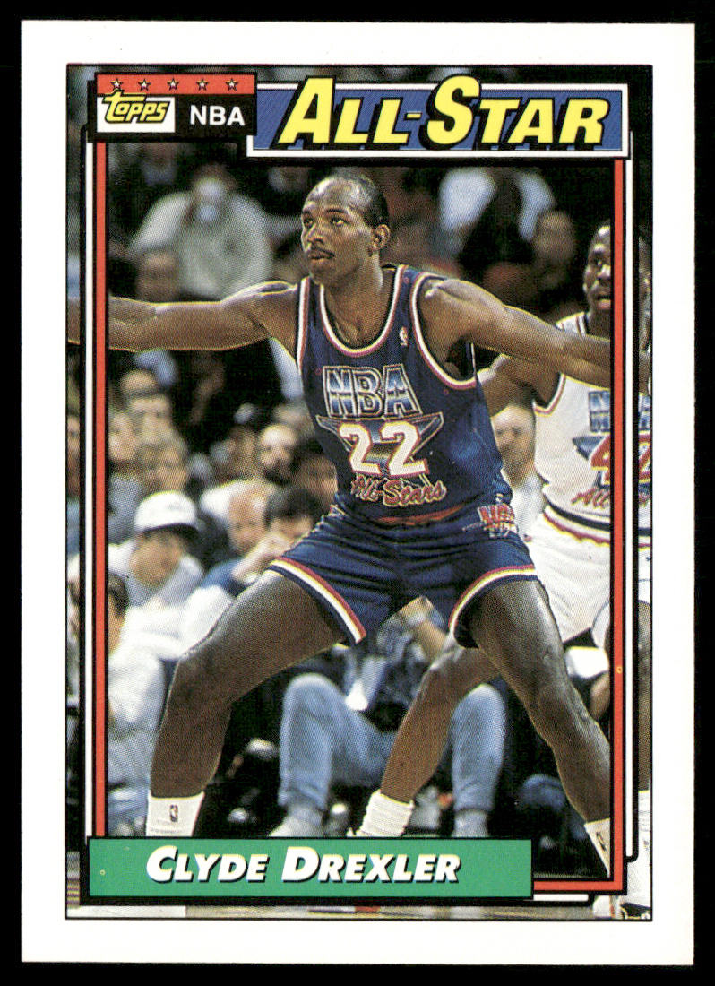 Clyde Drexler 1992-93 Topps #102 Portland Trail Blazers