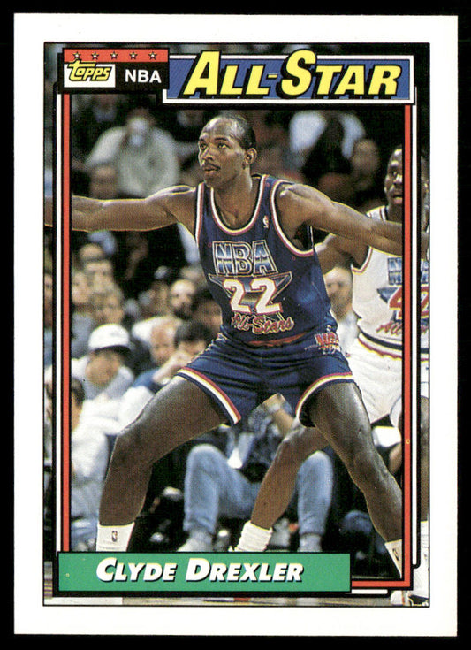 Clyde Drexler 1992-93 Topps #102 Portland Trail Blazers