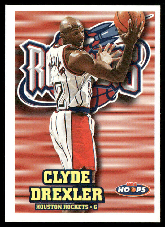 Clyde Drexler 1997-98 Hoops #58 Houston Rockets