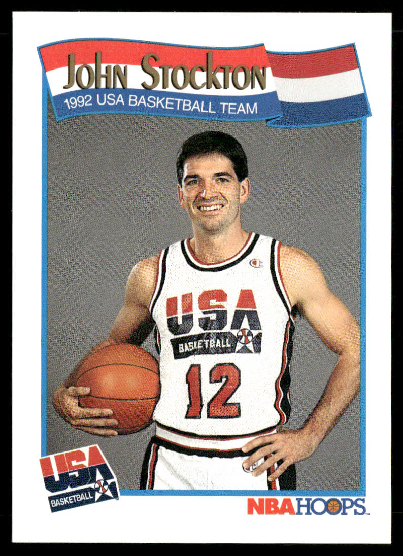 John Stockton 1991-92 Hoops #584 USA