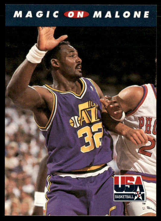 Magic on Malone 1992 SkyBox USA #106 USA