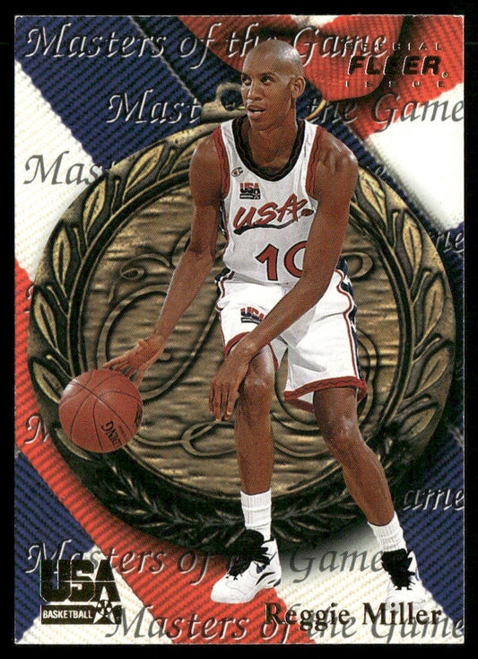 Reggie Miller 1996 Fleer USA #34 USA