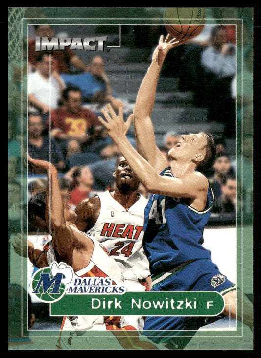 Dirk Nowitzki 1999-00 SkyBox Impact #84 Dallas Mavericks