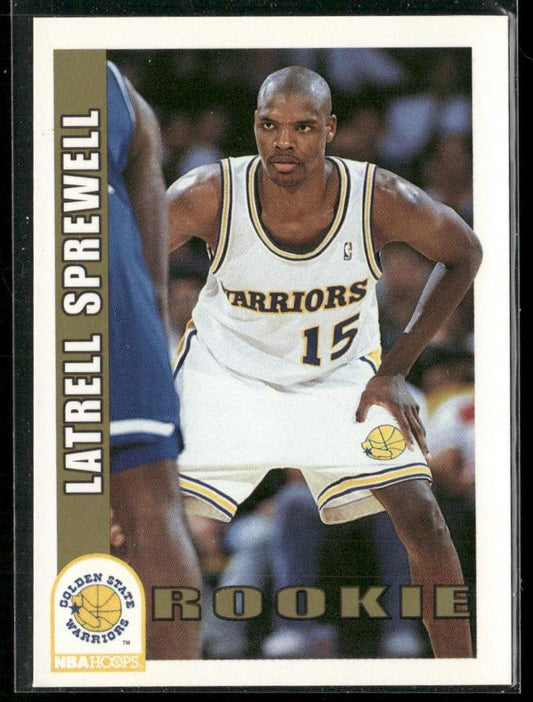 Latrell Sprewell 1992-93 Hoops #389 RC Golden State Warriors