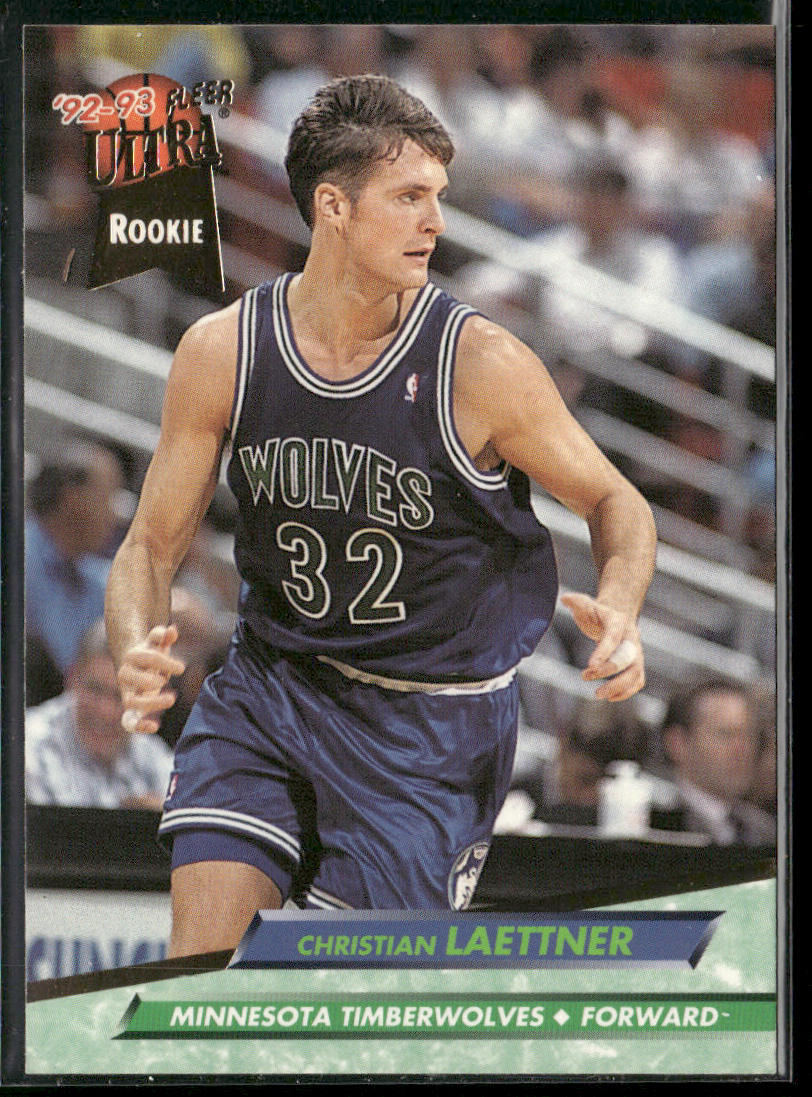 Christian Laettner 1992-93 Ultra #304 RC Minnesota Timberwolves