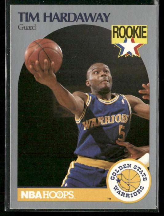 Tim Hardaway 1990-91 Hoops #113 RC Golden State Warriors