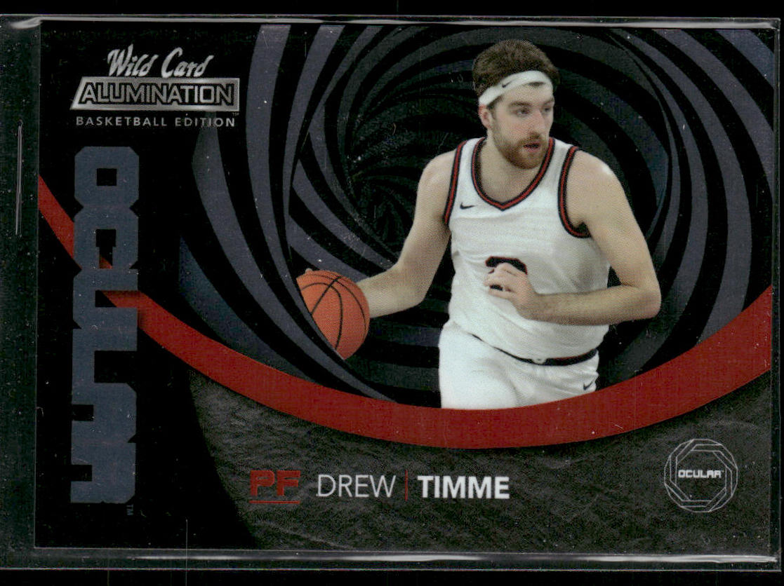 Drew Timme 2021-22 Wild Card Alumination Ocular #AOC-5 Gonzaga Bulldogs
