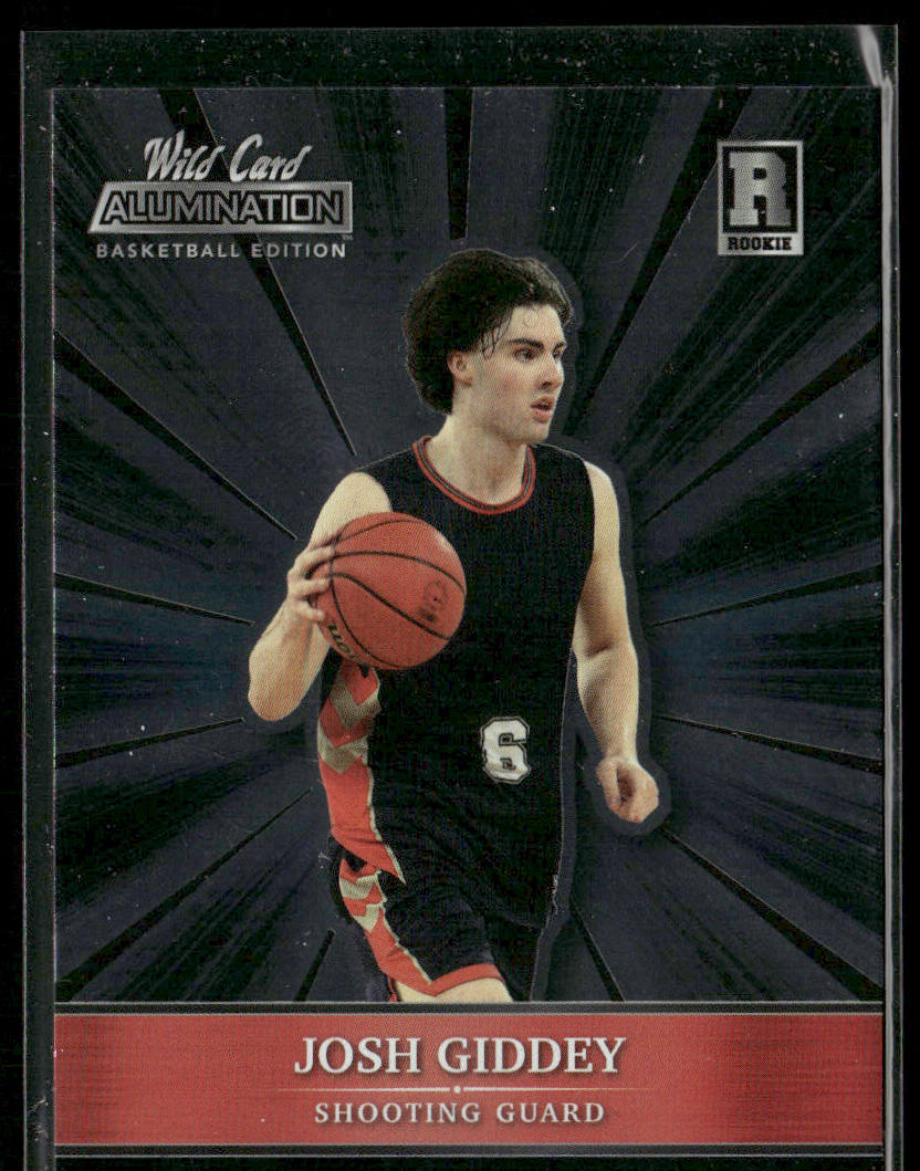 Josh Giddey 2021-22 Wild Card Alumination #ABC-44 Oklahoma City Thunder