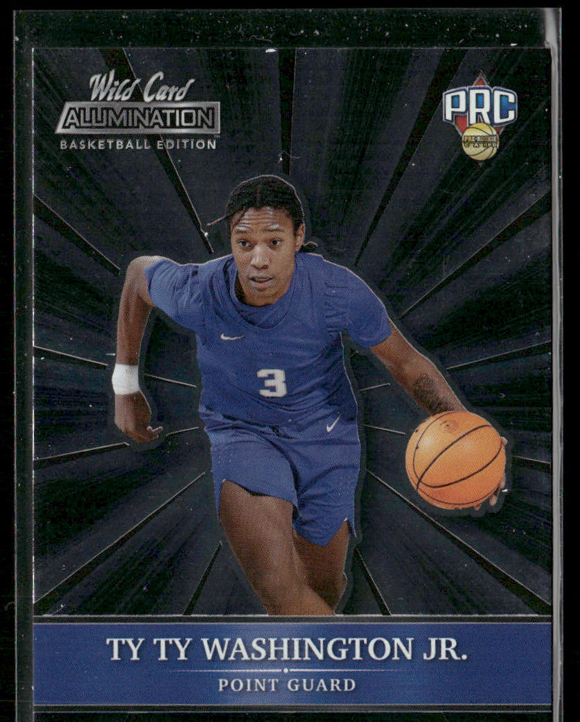 Ty Ty Washington Jr. 2021-22 Wild Card Alumination #ABC-74 Kentucky Wildcats