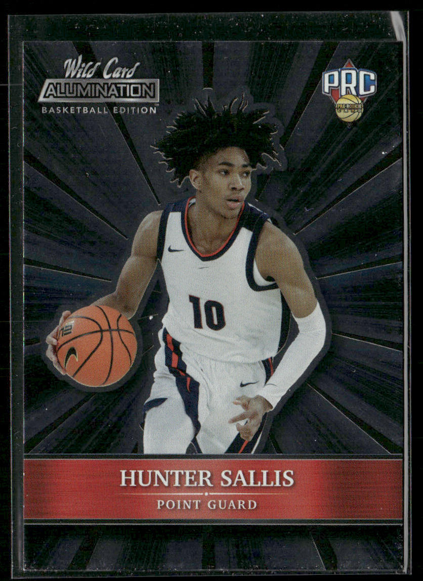 Hunter Sallis 2021-22 Wild Card Alumination #ABC-27 Gonzaga Bulldogs