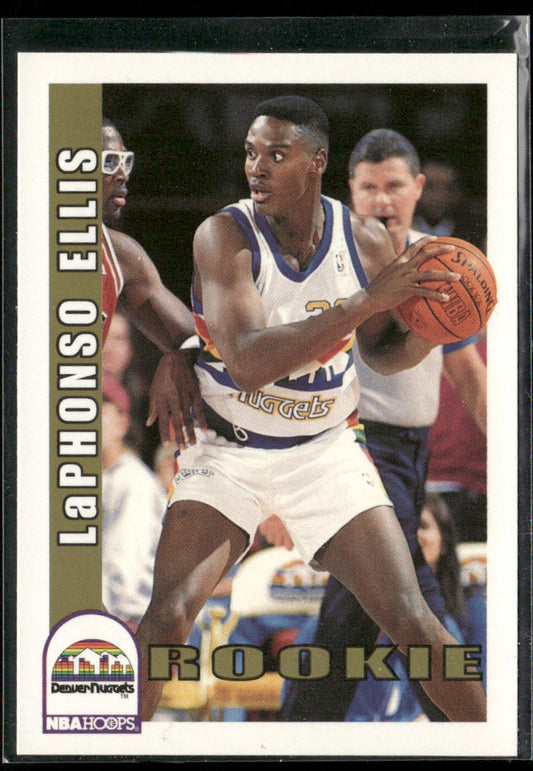 LaPhonso Ellis 1992-93 Hoops #375 RC Denver Nuggets