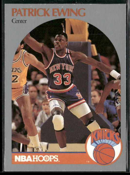 Patrick Ewing 1990-91 Hoops #203 New York Knicks