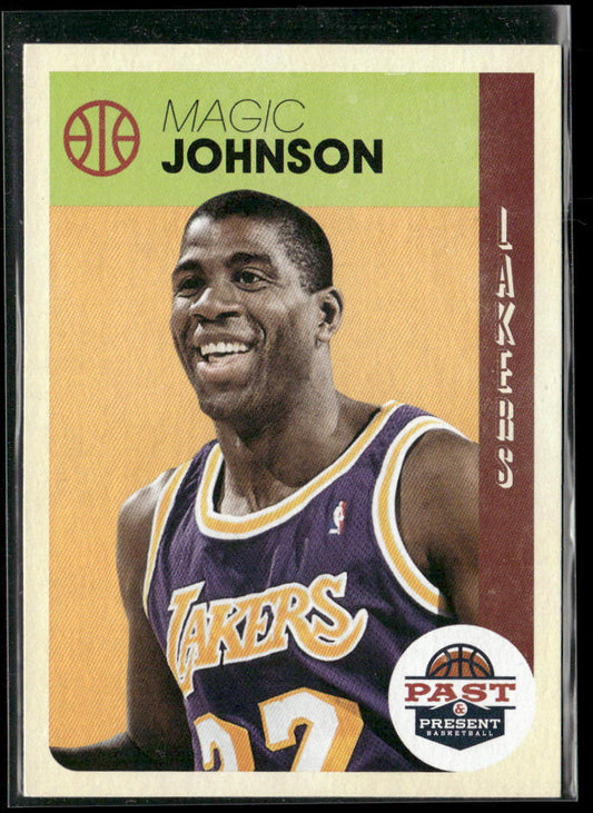 Magic Johnson 2012-13 Panini Past & Present #26 Los Angeles Lakers