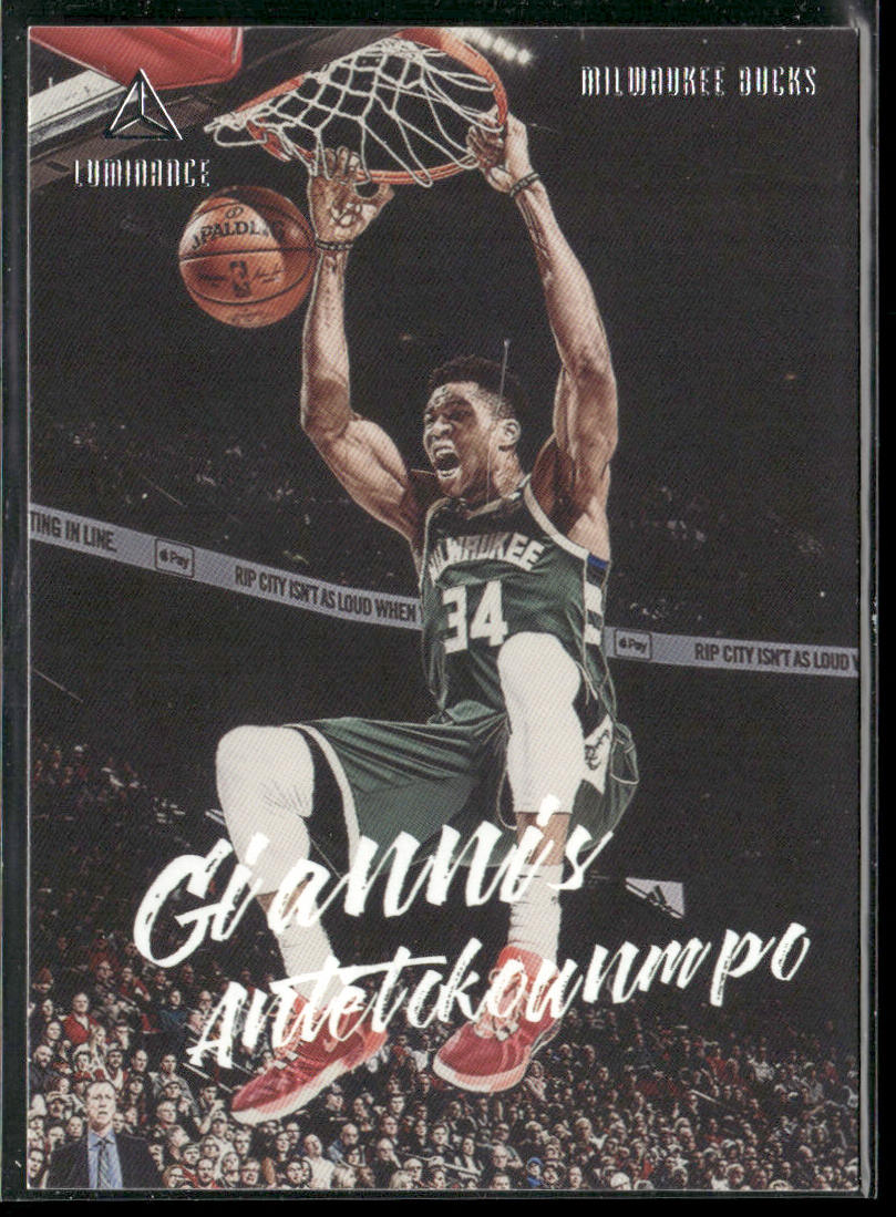 Giannis Antetokounmpo 2019-20 Panini Chronicles #155 Milwaukee Bucks