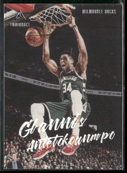 Giannis Antetokounmpo 2019-20 Panini Chronicles #155 Milwaukee Bucks
