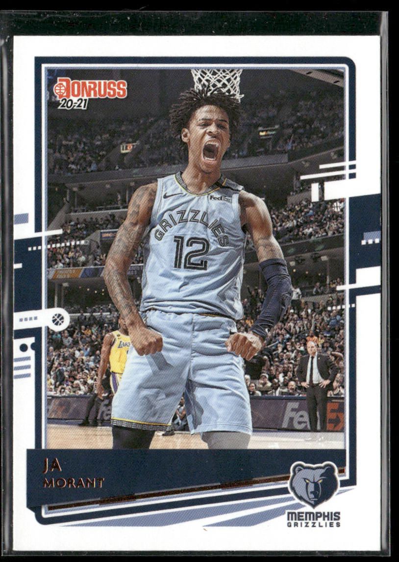Ja Morant 2020-21 Donruss #107 Memphis Grizzlies