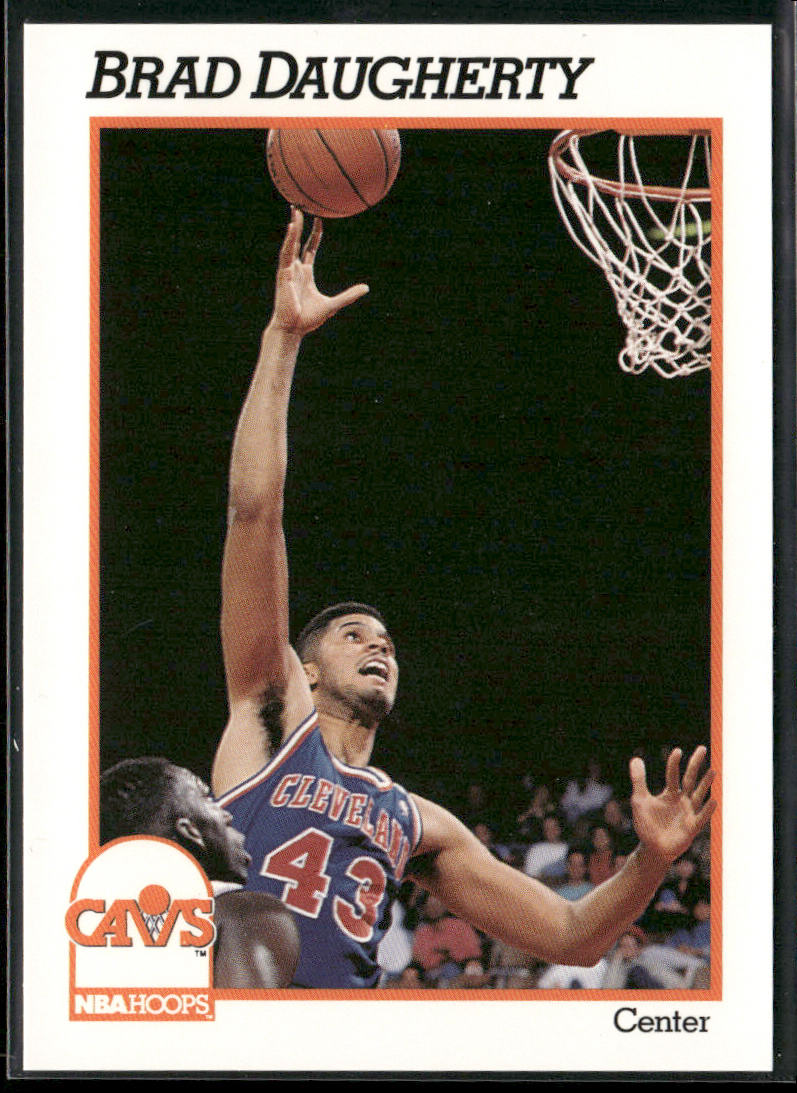 Brad Daugherty 1991-92 Hoops #36 Cleveland Cavaliers