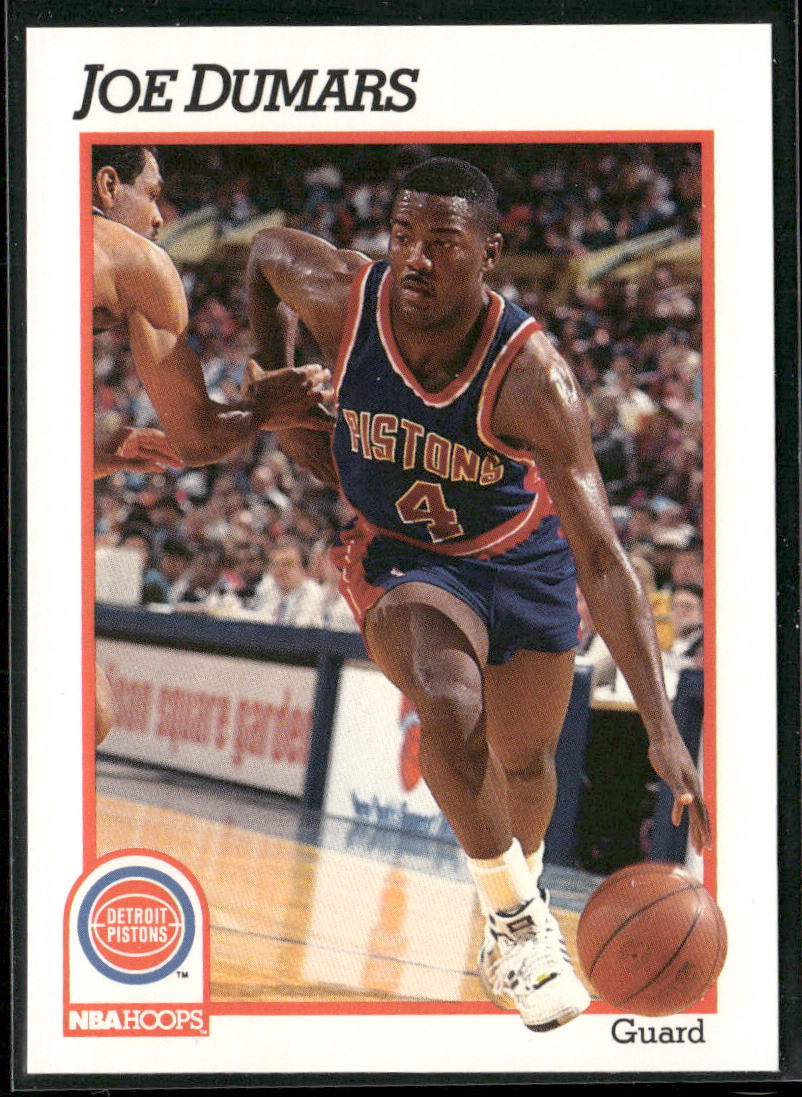 Joe Dumars 1991-92 Hoops #60 Detroit Pistons