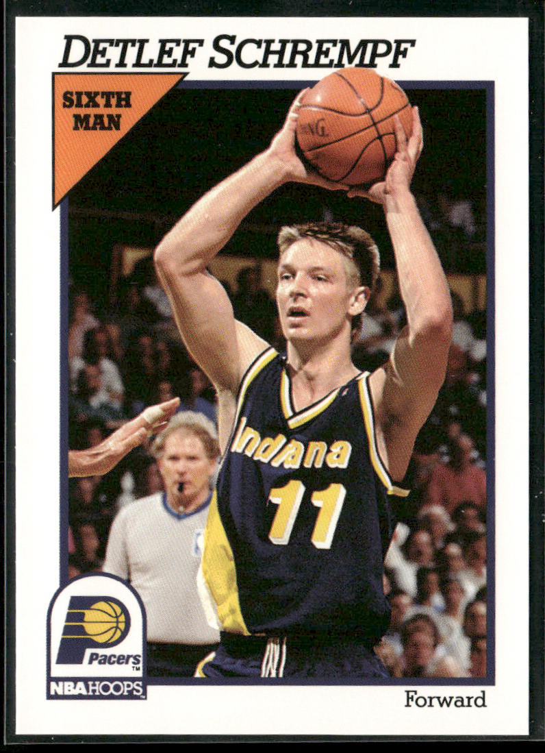Detlef Schrempf 1991-92 Hoops #87 Indiana Pacers