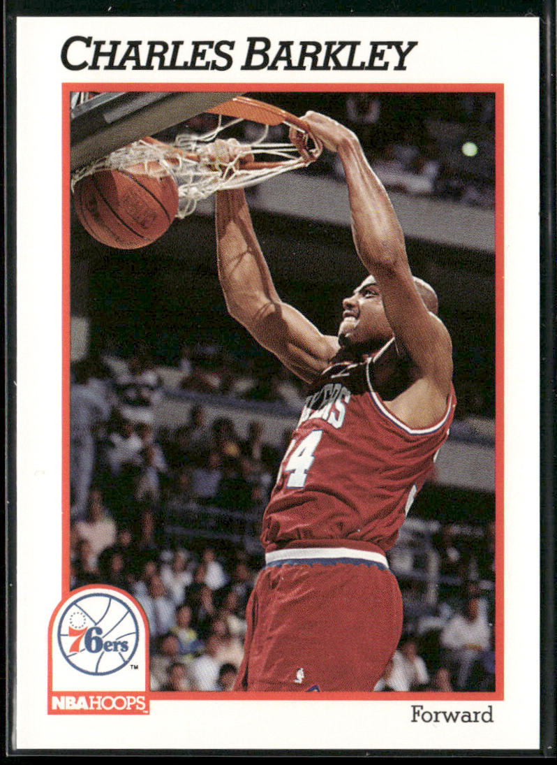 Charles Barkley 1991-92 Hoops #156 Philadelphia 76ers