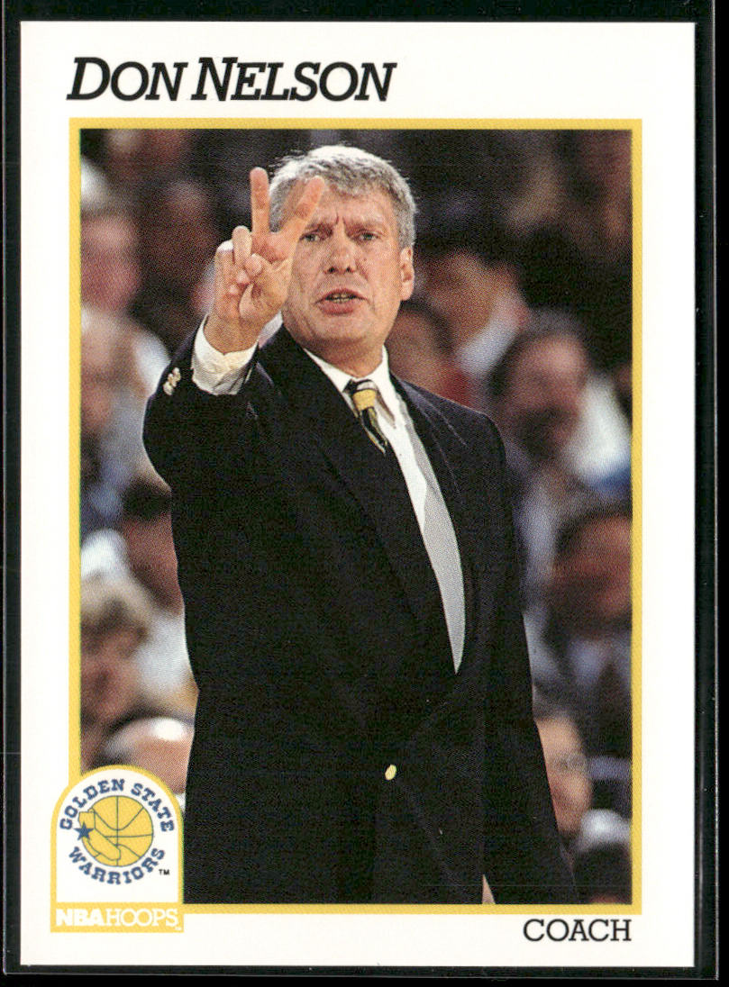 Don Nelson 1991-92 Hoops #229 Golden State Warriors