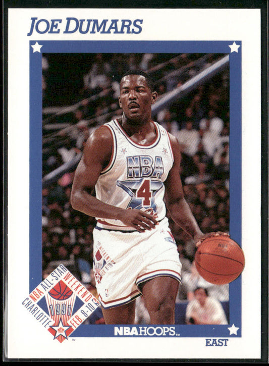 Joe Dumars 1991-92 Hoops #250 Detroit Pistons