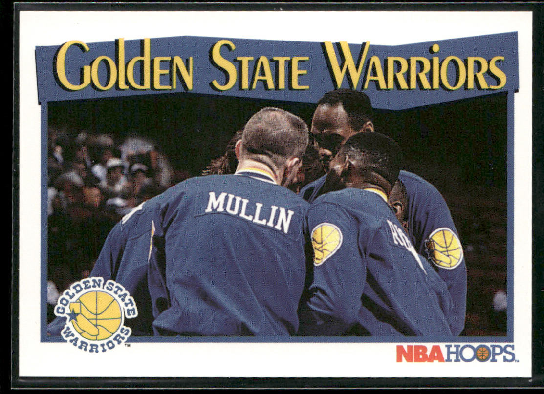 Golden State Warriors 1991-92 Hoops #282 Golden State Warriors