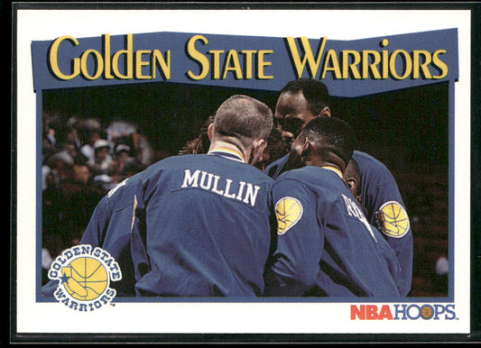Golden State Warriors 1991-92 Hoops #282 Golden State Warriors