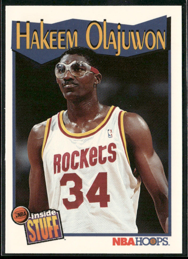 Hakeem Olajuwon 1991-92 Hoops #304 Houston Rockets