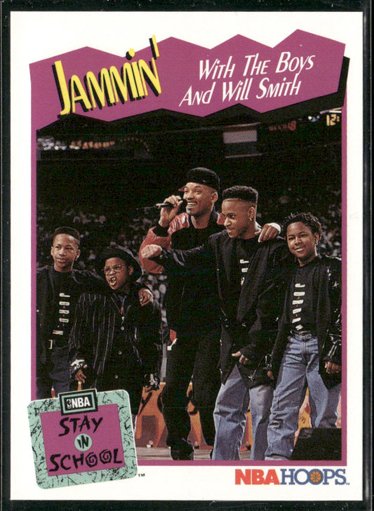Jammin' with The Boys and Will Smith 1991-92 Hoops #326