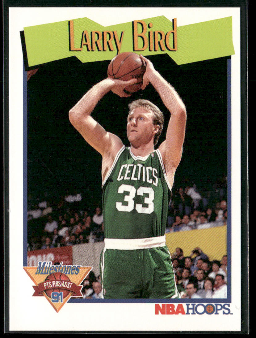 Larry Bird 1991-92 Hoops #314 Boston Celtics
