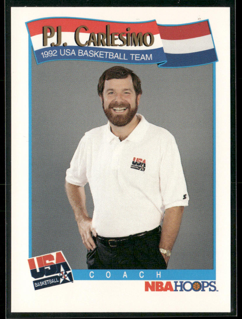 P.J. Carlesimo 1991-92 Hoops #587 USA