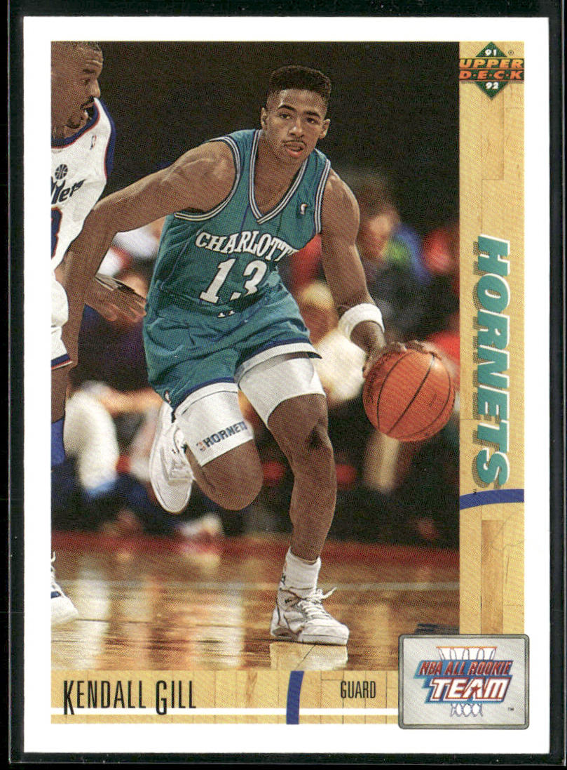 Kendall Gill 1991-92 Upper Deck #39 Charlotte Hornets