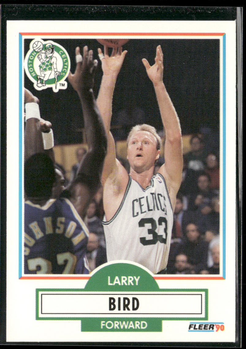 Larry Bird 1990-91 Fleer #8 Boston Celtics