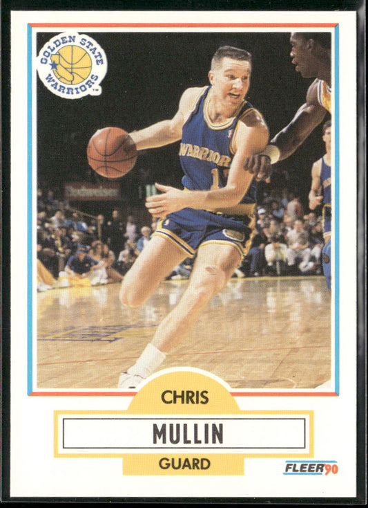 Chris Mullin 1990-91 Fleer #66 Golden State Warriors