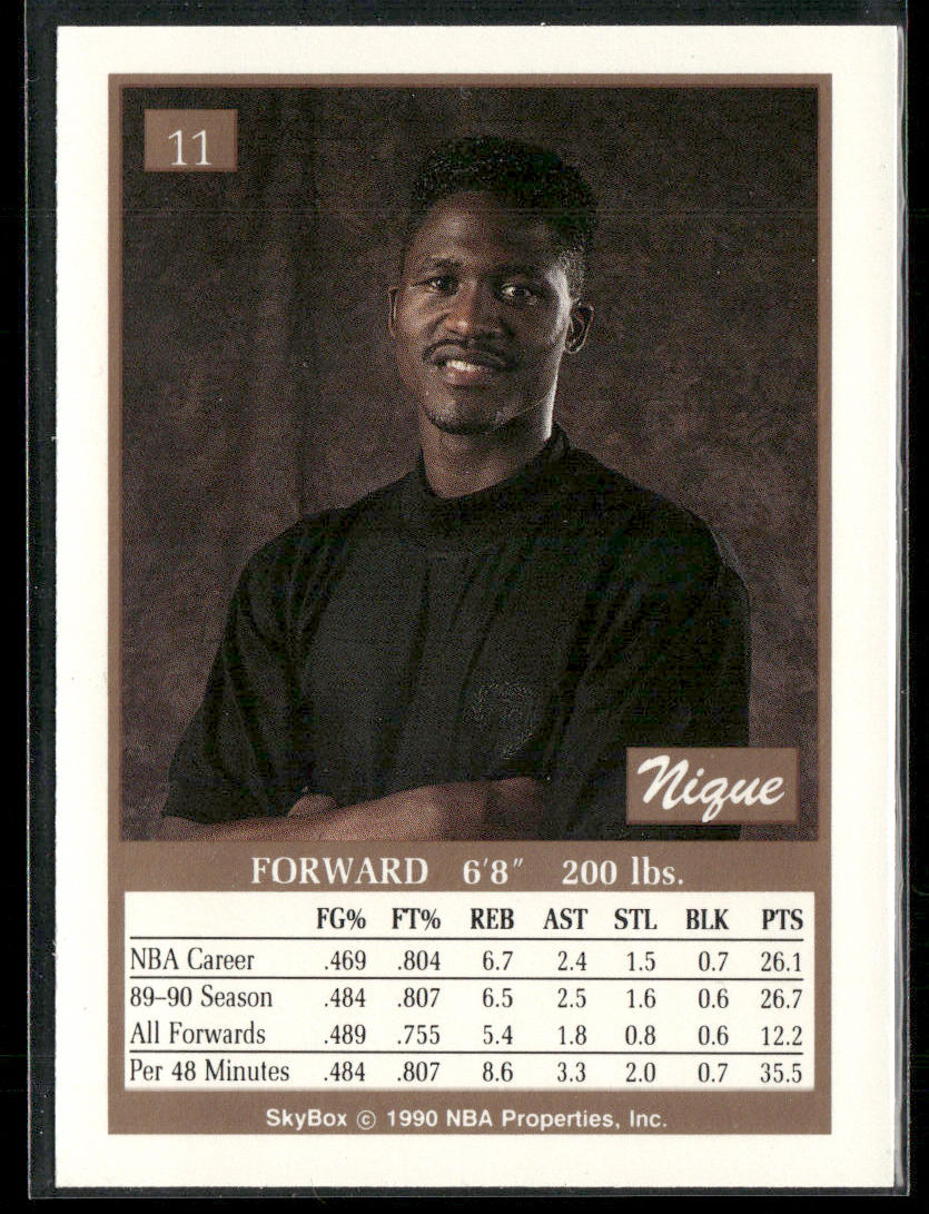 Dominique Wilkins 1990-91 SkyBox #11 Atlanta Hawks