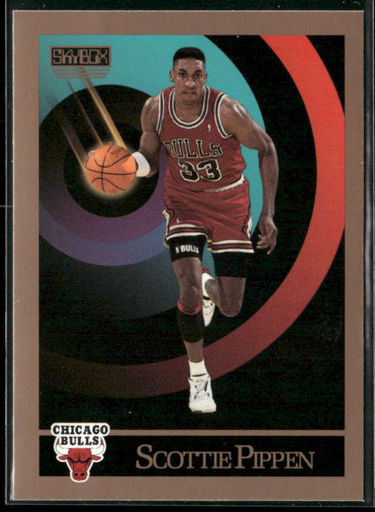 Scottie Pippen 1990-91 SkyBox #46 Chicago Bulls