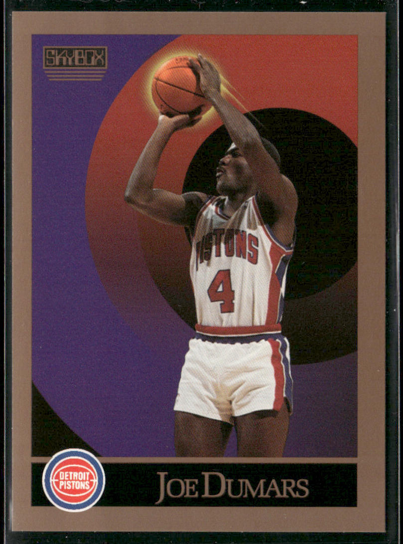Joe Dumars 1990-91 SkyBox #84 Detroit Pistons
