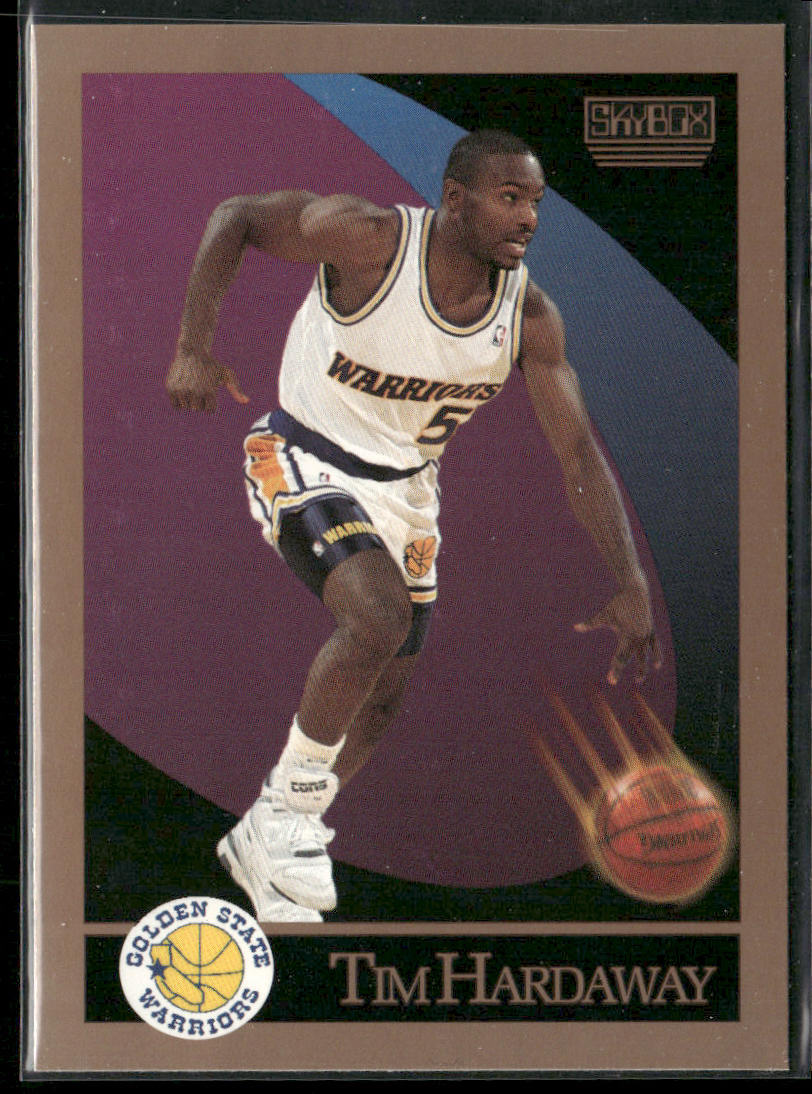 Tim Hardaway 1990-91 SkyBox #95 RC Golden State Warriors