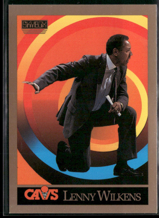 Lenny Wilkens 1990-91 SkyBox #305 Cleveland Cavaliers