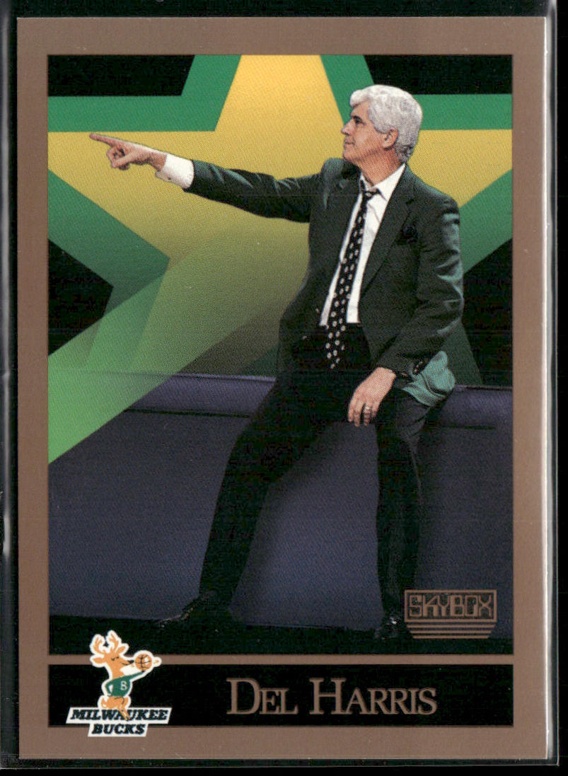 Del Harris 1990-91 SkyBox #315 Milwaukee Bucks