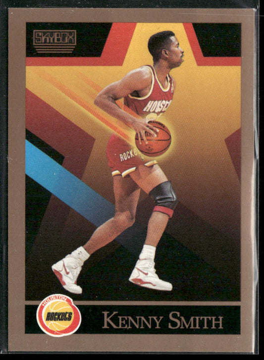 Kenny Smith 1990-91 SkyBox #385 Houston Rockets