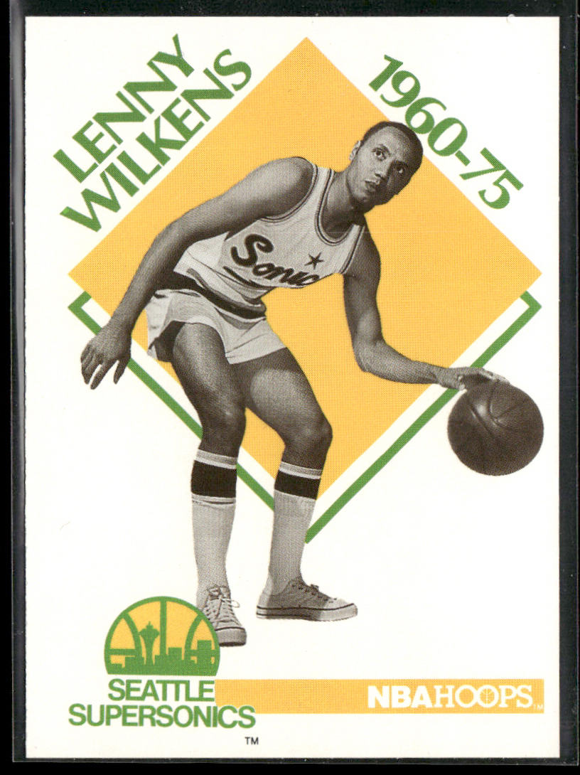 Lenny Wilkens 1990-91 Hoops #349
