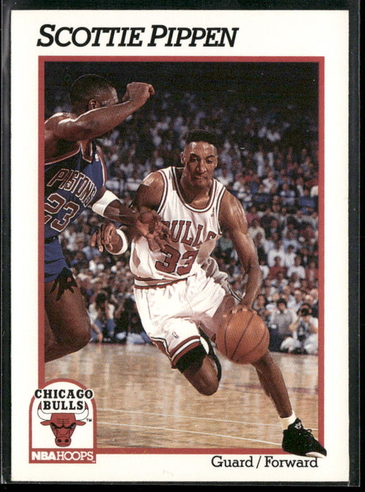 Scottie Pippen 1991-92 Hoops #34 Chicago Bulls
